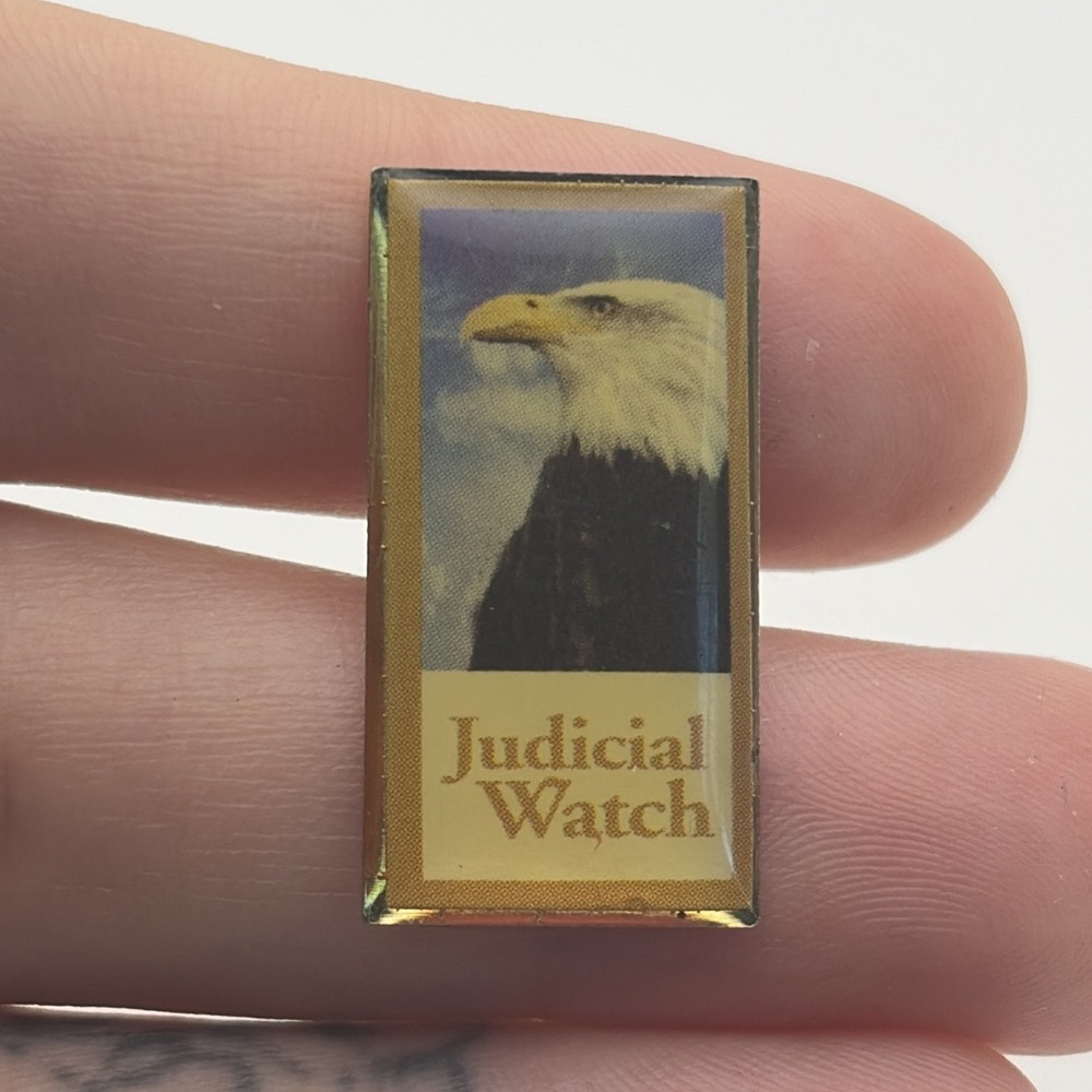 Judicial Watch Bald Eagle Bird Lapel Hat Pin